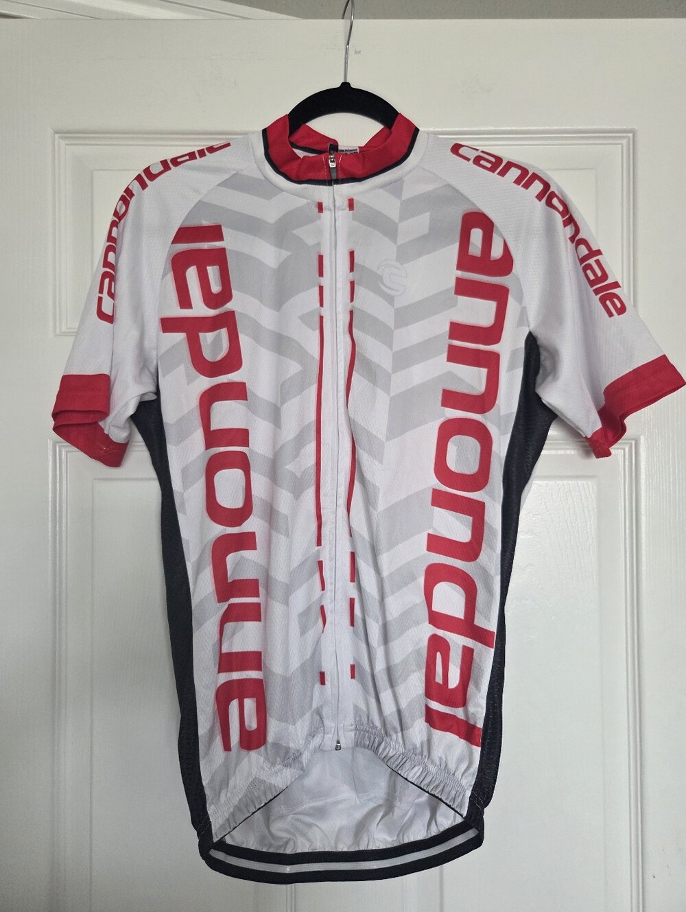 Cannondale White & Red Cycling Jersey